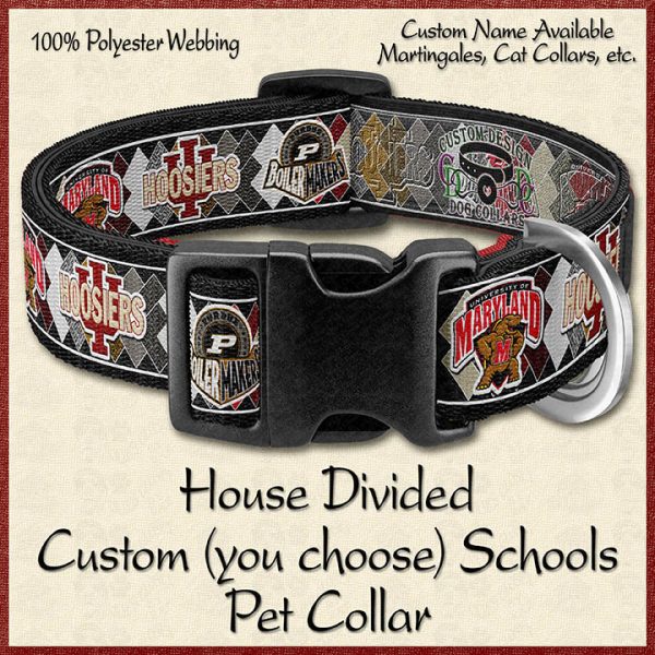 House-Divided-Indiana-University-Purdue-University-of-Maryland-Custom-Design-Pet-Collar-Product-Image-No1