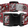 Georgia Bulldogs Ohio State Buckeyes House Divided Custom Pet Collar Product No2