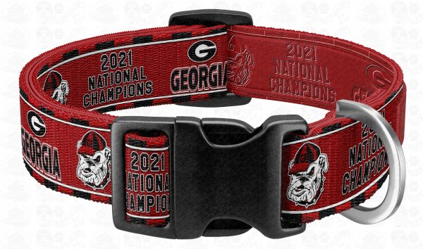 RED Georgia 2021 National Champions Pet Collar
