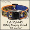 LA Rams 2022 Super Bowl Champions Pet Collar Product Image No1