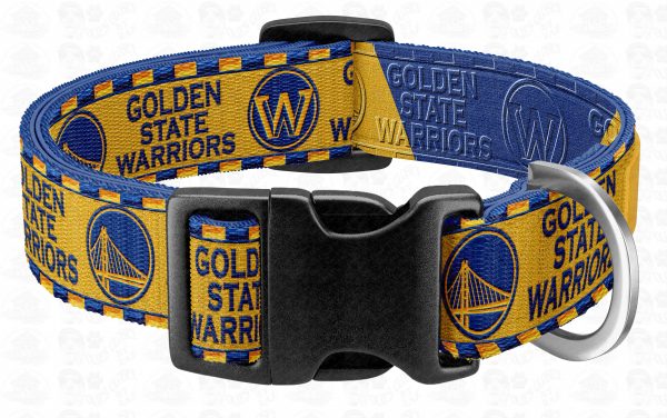Golden State Warriors NBA Basketball Pet Collar Product Image No2