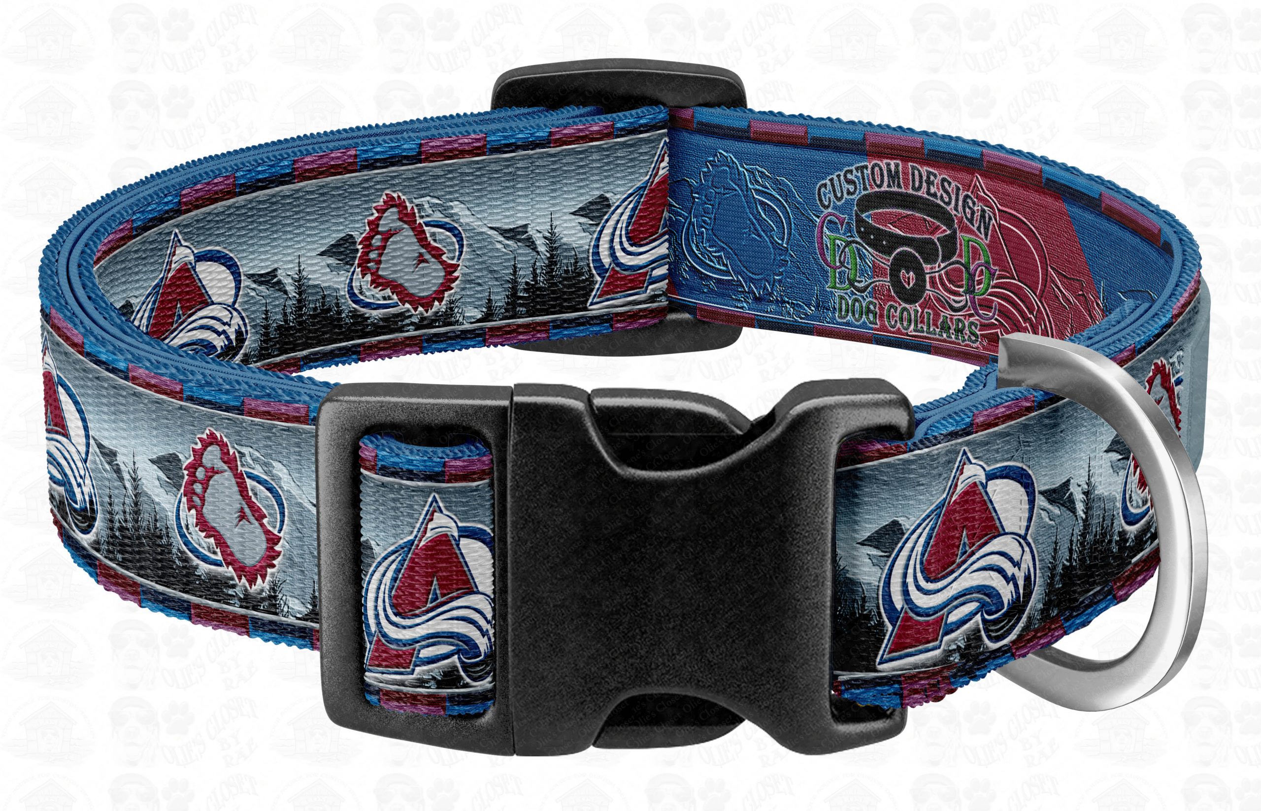 Colorado Avalanche NHL Ice Hockey Designer Pet Collar – Custom Design Dog  Collars