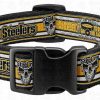 Pittsburgh Steelers Designer Skulls Dog collar Product Image No2