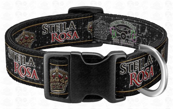 Stella Rosa Black Pet Collar Product Image No2
