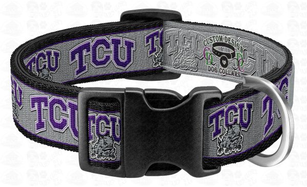 TCU Texas Christian University Frogs Pet Collar Product Image No2
