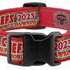 2023 Kansas City Chiefs Super Bowl Champions Red Trim Custom Pet Collar Product Image No2