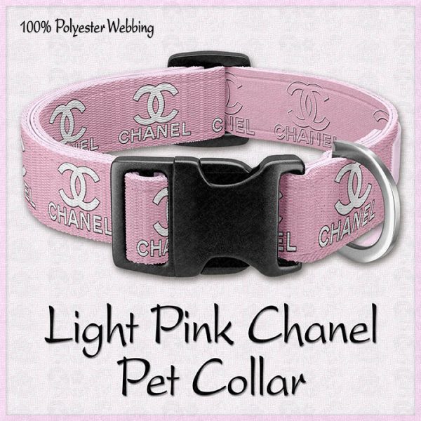 CHANEL Light Pink Pet Collar Product Image No1