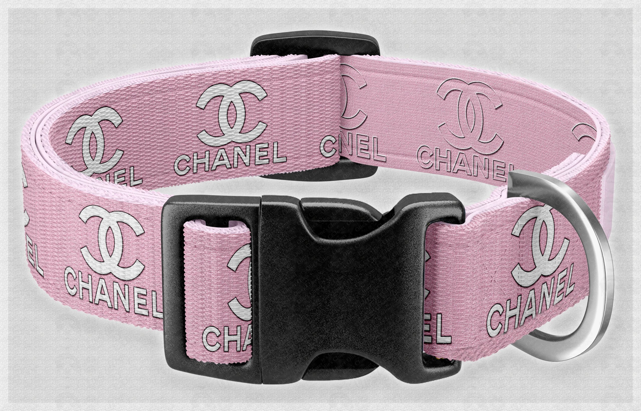 Chanel Classic Designer Light Pink, Blue, Mint or Lilac Webbing