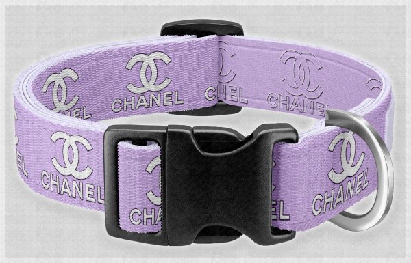 CHANEL Lilac Pet Collar Product Image No1