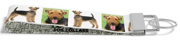Airedale Terrier Dog Breed Key Fob Wristlet Product Image No1