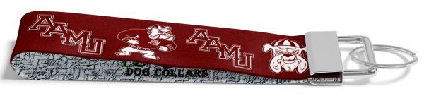 Alabama A and M University Bulldogs Key Fob Wristlet Product Image No2