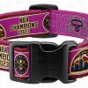 Denver Nuggets HOT PINK 2023 NBA Champions Pet Collar Product Image No2