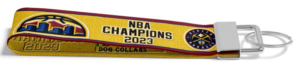 GOLD Denver Nuggets 2023 NBA Champions Key Fob Product Image No1