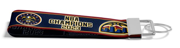 NAVY Denver Nuggets 2023 NBA Champions Key Fob Product Image No1