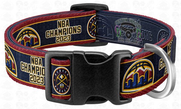 NBA CHAMPIONS 2023 NAVY Denver Nuggets Pet Collar Product Image No2