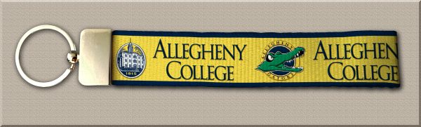 Allegheny College Gators Personalized Key Fob Product Image No1