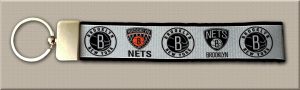 Brooklyn Nets NBA Personalized Designer Key Fob Product Image No1