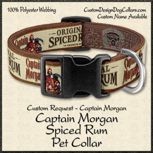 Captain Morgan Spiced Rum Pet Collar Product Image No1