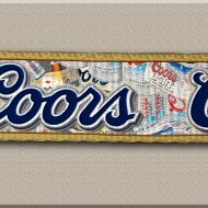Coors Light Beer Personalized Designer Key Fob Product Image No1