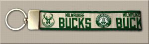 Milwaukee Bucks NBA Personalized Key Fob