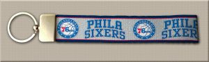Philadelphia 76ers Personalized Designer Key Fob
