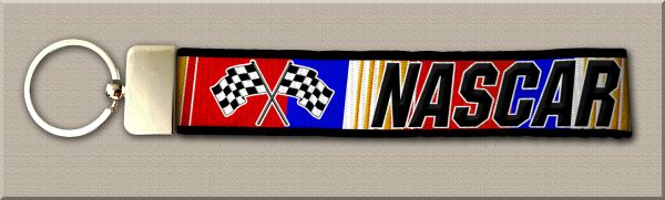 RED NASCAR Designer Key Fob Product Image No1