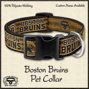 Boston Bruins Pet Collar Product Image No1