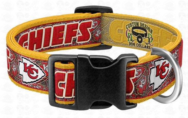 Kansas City Chiefs Pet Collar Product No2