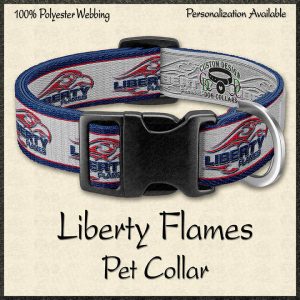 Liberty Flames Pet Collar Product Image No1