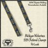 Michigan Wolverines BLUE 2024 National Champions Dog Leash Product Image No1