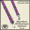 Michigan Wolverines HOT PINK 2024 National Champions Pet Safety Restraint Seat Belt Product Image No1