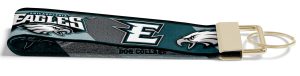 Philadelphia Eagles Diagonal Team Colors Key Fob Wristlet Product Image No2