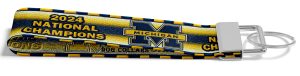 University of Michigan Wolverines 2024 National Champions Key Fob Wristlet Product Image No2