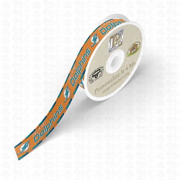 WHOLESALE Miami Dolphins Ribbon Roll Product Image No2
