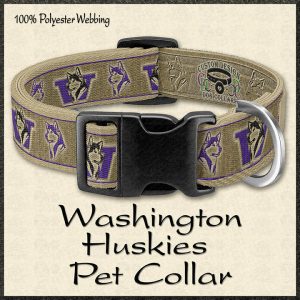Washington Huskies Pet Collar Product Image No1