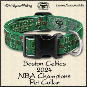 NBA CHAMPIONS 2024 Boston Celtics Pet Collar Product Image No1