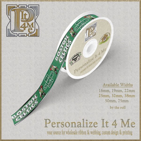 WHOLESALE 2024 NBA Champions Boston Celtics Ribbon Roll Product Image No3