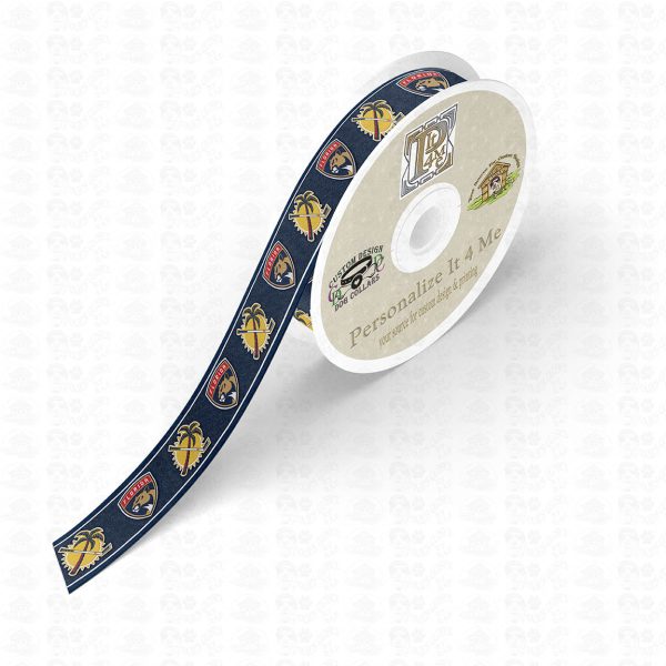 WHOLESALE Florida Panthers Navy Ribbon Roll Product Image No2