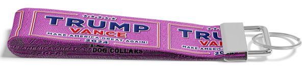 PINK Trump Vance 2024 Key Fob Product Image No1