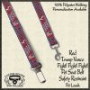 RED Trump Vance 2024 Fight Fight Fightt Seat Belt Safety Restraint Product Image No1